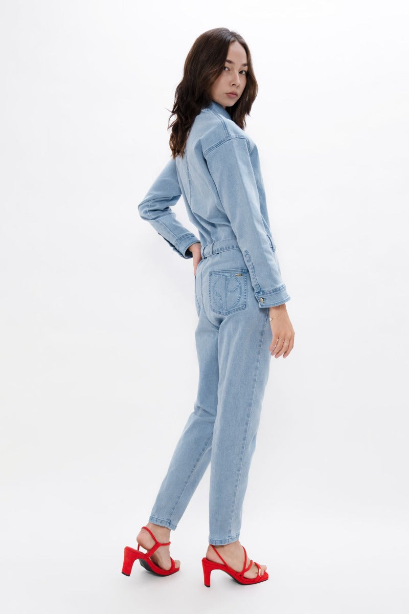 San Francisco SFO - Denim Boilersuit - Sky